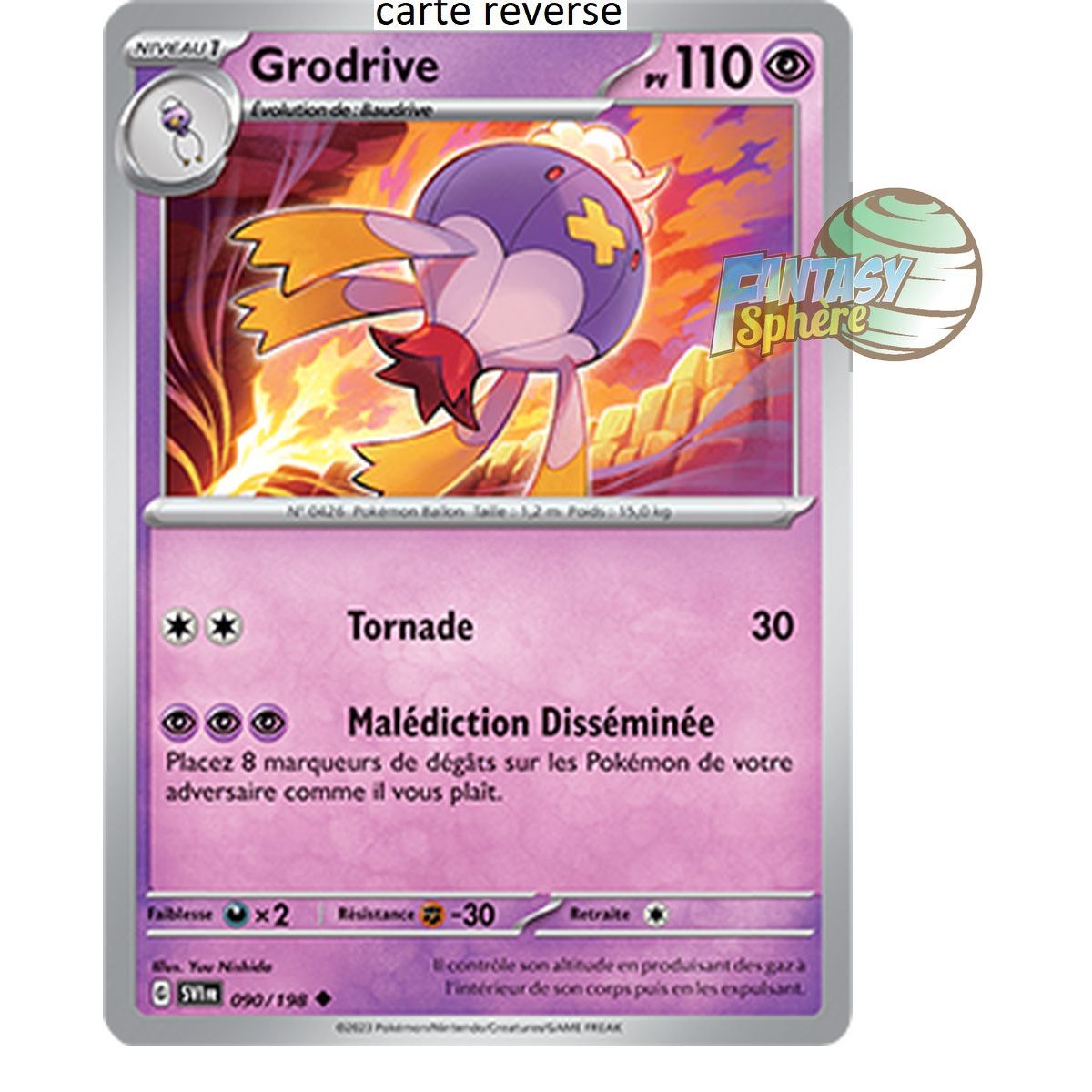Grodrive - Reverse 90/198 - Ecarlate et Violet