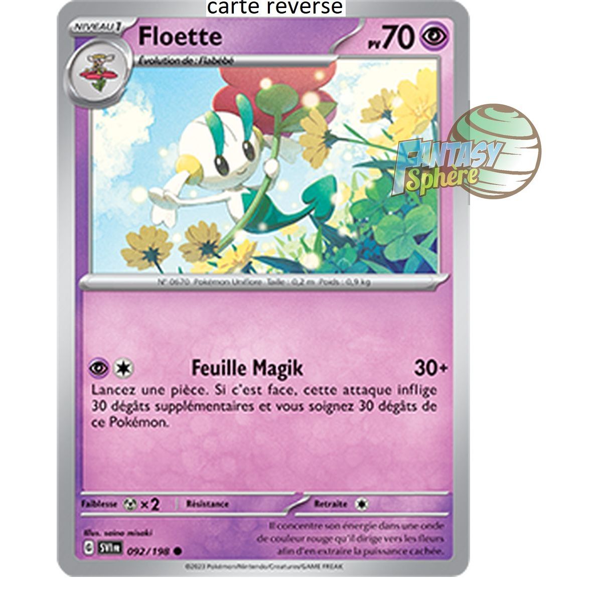 Floette - Reverse 92/198 - Ecarlate et Violet