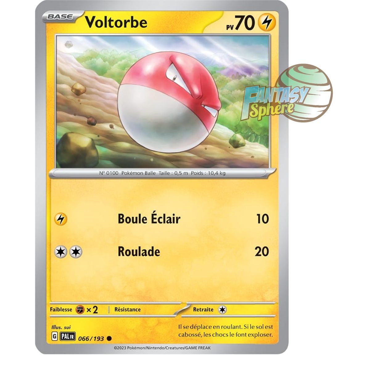 Voltorbe - Commune 66/193 - Ecarlate et Violet Evolution à Paldea