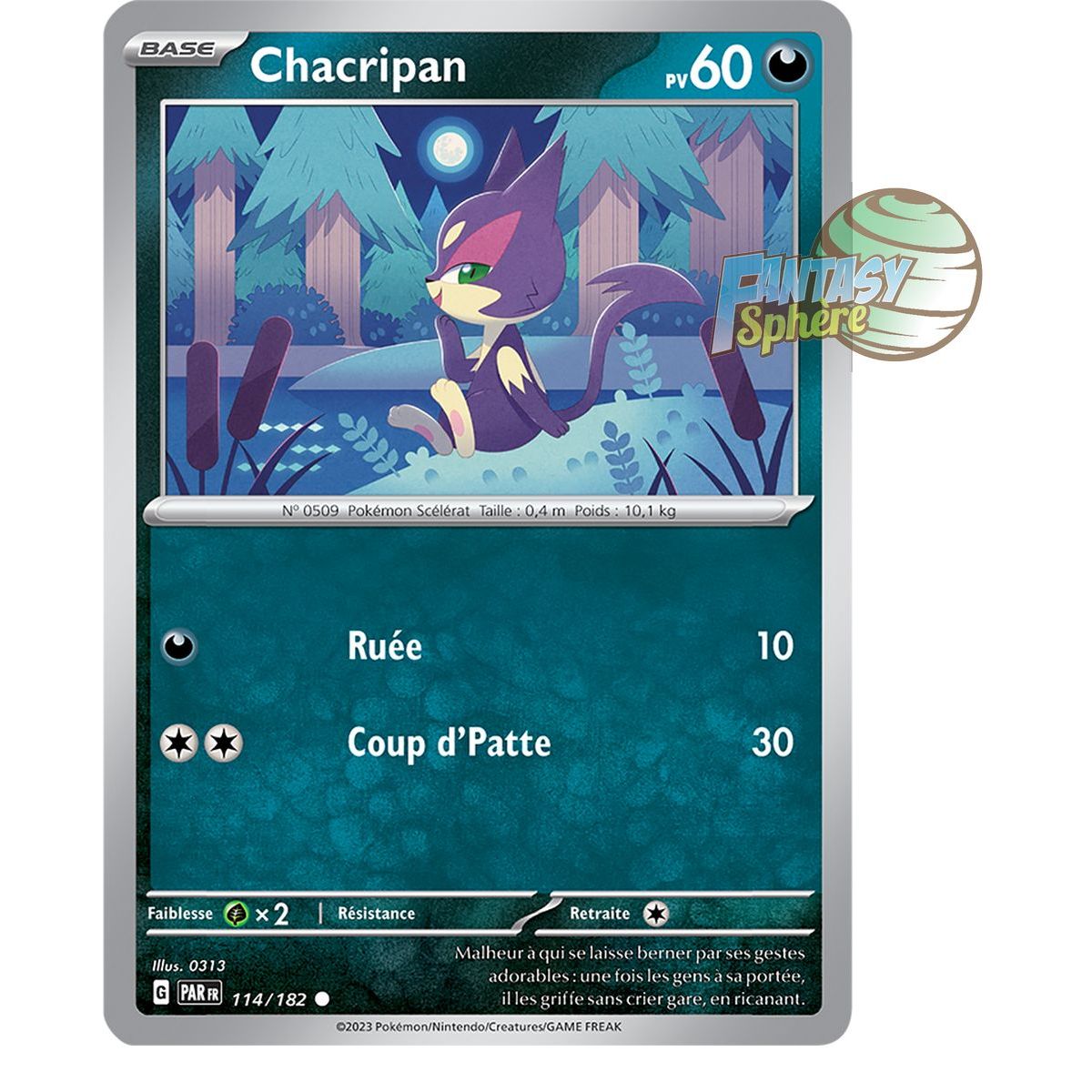 Chacripan - Reverse 114/182 - Ecarlate et Violet Faille Paradoxe
