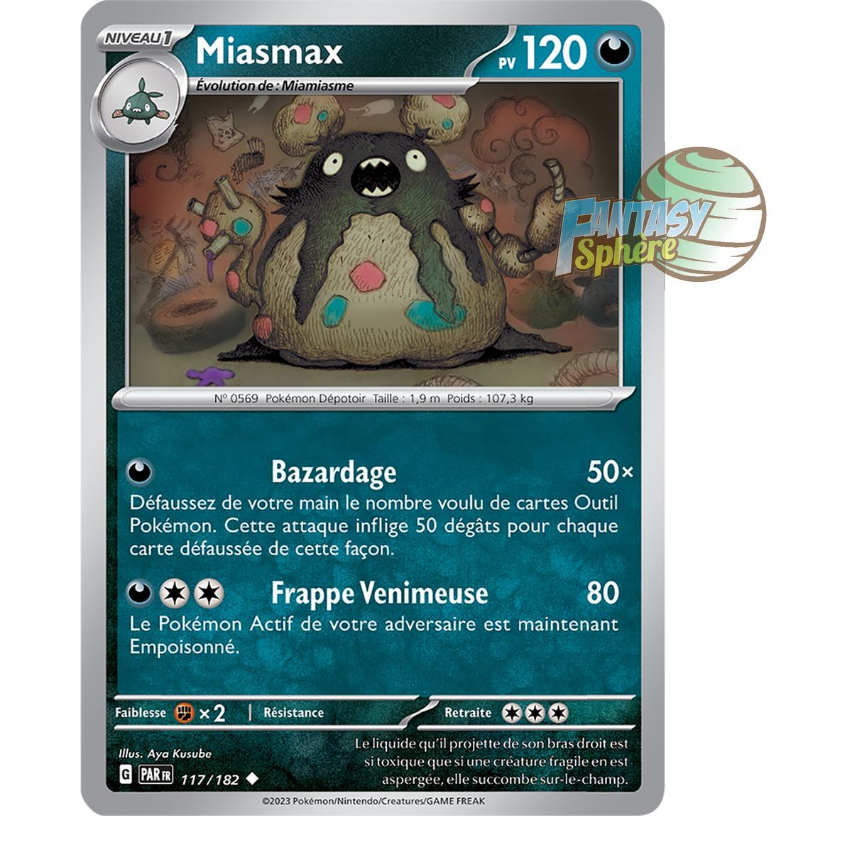 Miasmax - Reverse 117/182 - Ecarlate et Violet Faille Paradoxe