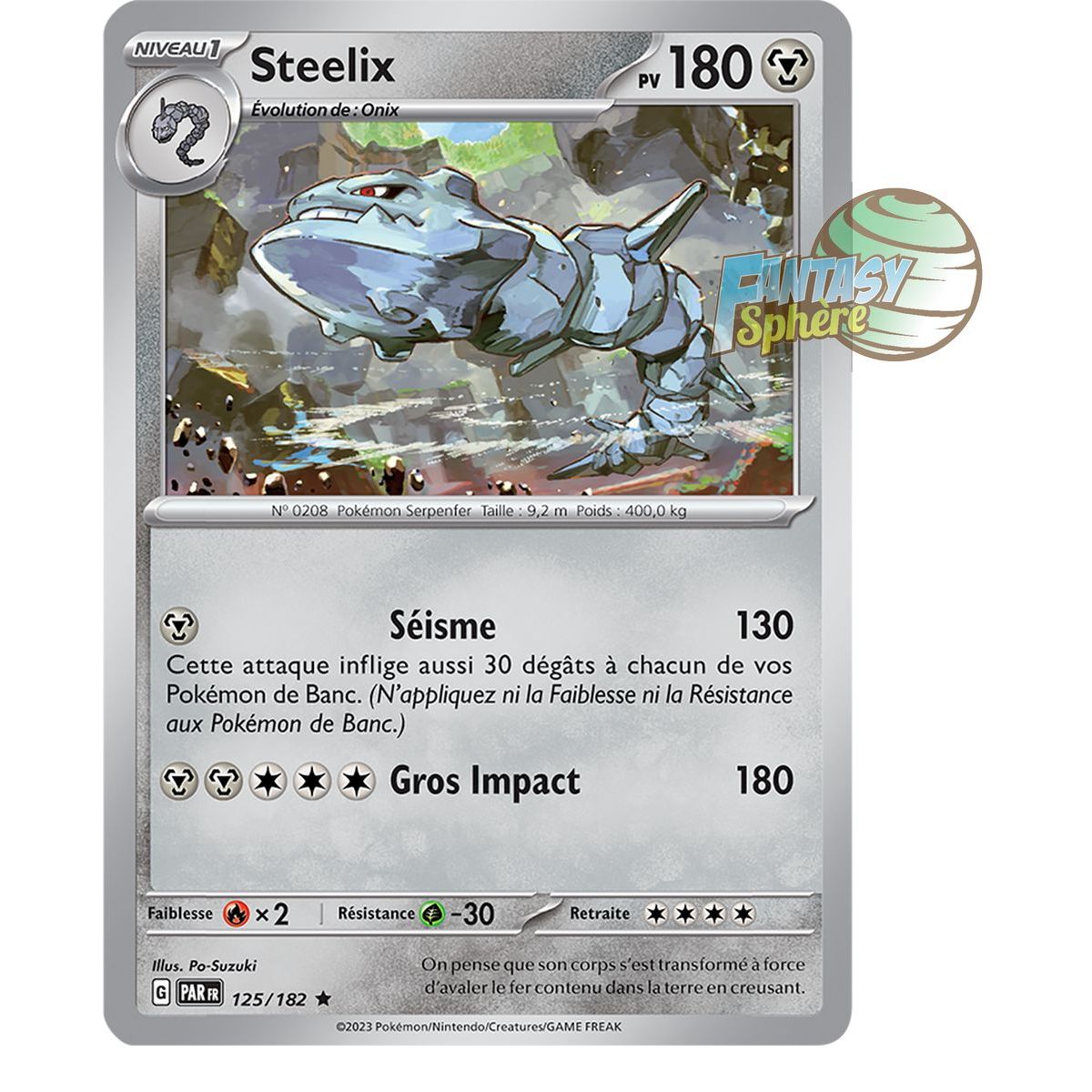 Steelix - Reverse 125/182 - Ecarlate et Violet Faille Paradoxe