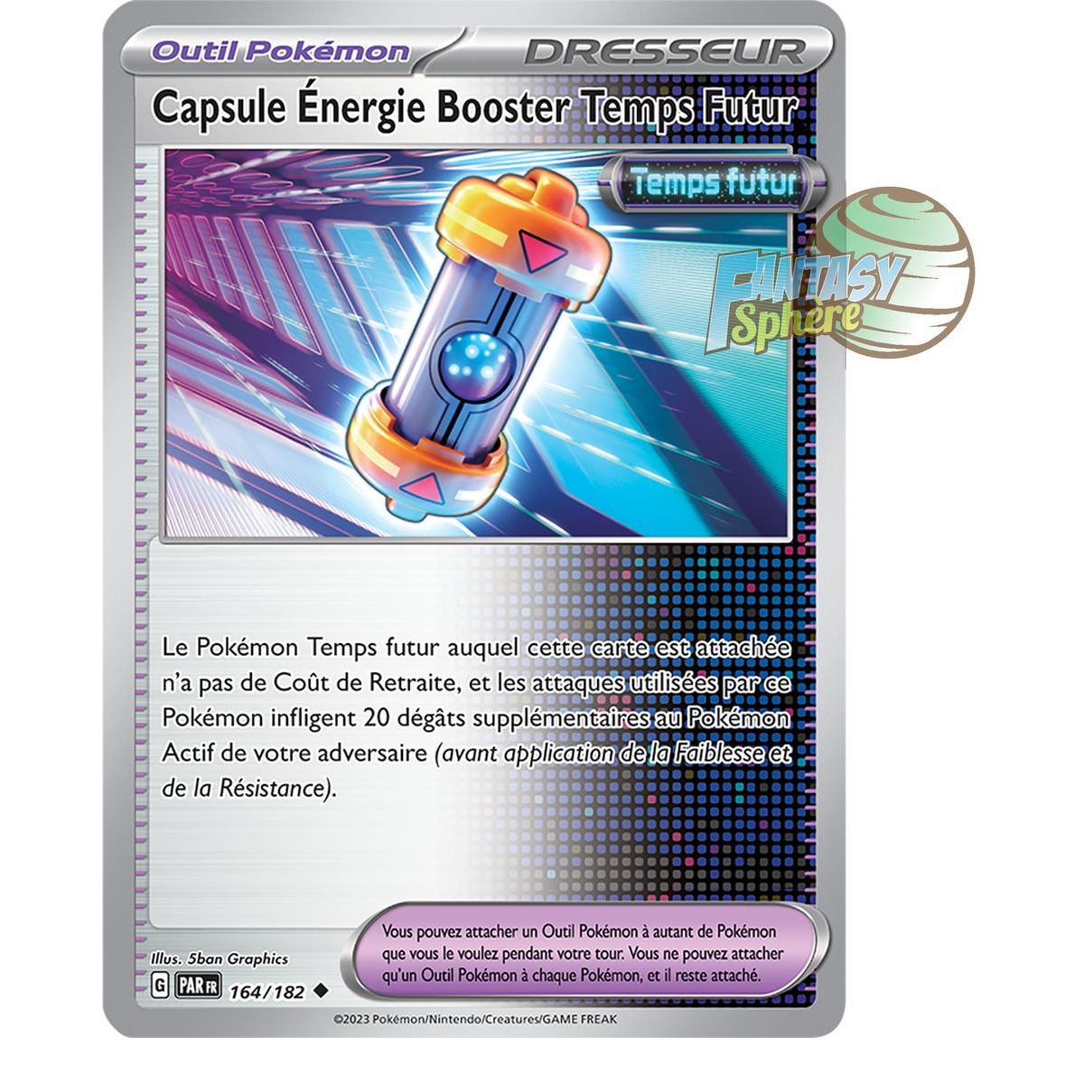 Capsule Énergie Booster Temps Futur - Reverse 164/182 - Ecarlate et Violet Faille Paradoxe