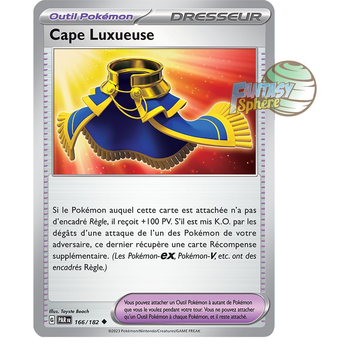 Cape Luxueuse - Reverse 166/182 - Ecarlate et Violet Faille Paradoxe