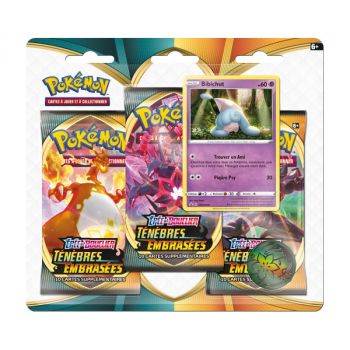 Pokémon - Tri-Pack - Ténèbres Embrasées [EB03] - Pikachu / Bibichu - FR