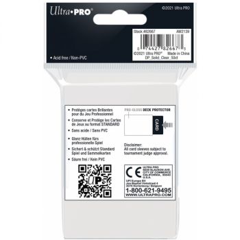 Ultra Pro - Pack - Protèges Cartes - Standard - Clear / Transparent (500)