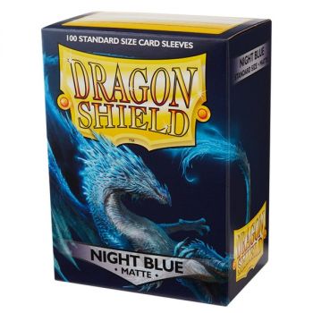 Dragon Shield - Standard Sleeves - Matte Night Blue (100)