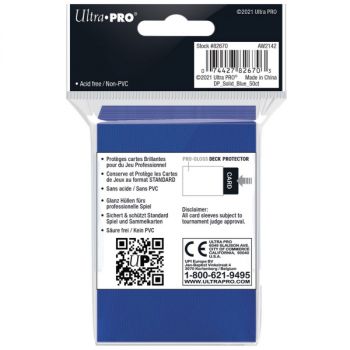 Ultra Pro - Protèges Cartes - Standard - Blue / Bleu (50)