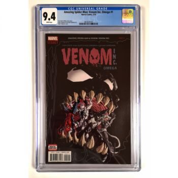 Comics - Marvel - Amazing Spider-Man and Venom: Venom Inc Omega (2018) - [CGC 9.4 - White Pages]