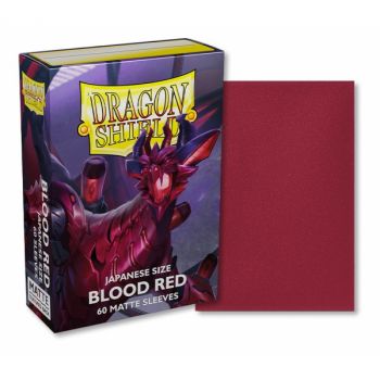 Dragon Shield - Small Sleeves - Japanese Size - Matte Blood Red (60)