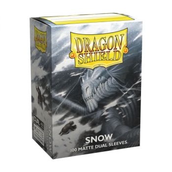 Dragon Shield - Standard Sleeves - Dual Matte Snow (100)
