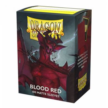 Dragon Shield - Standard Sleeves - Matte Blood Red (100)