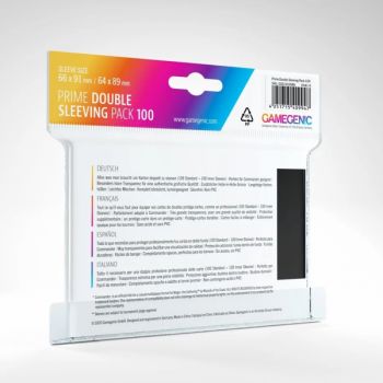 Gamegenic - Protèges Cartes - Standard - Prime Double Sleeving Pack (200)