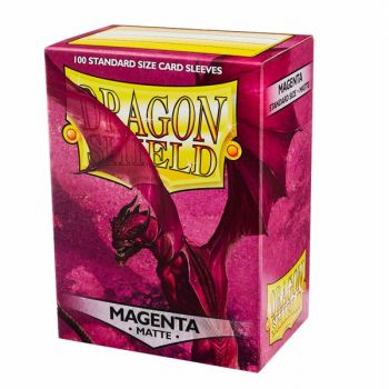 Dragon Shield - Standard Sleeves - Matte Magenta (100)