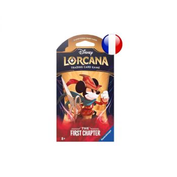 Disney Lorcana - Artset de 3 Boosters sous Etui - Premier Chapitre - FR