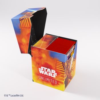 Gamegenic - Deck Box - Soft Crate - Star Wars : Unlimited - Luke / Vader