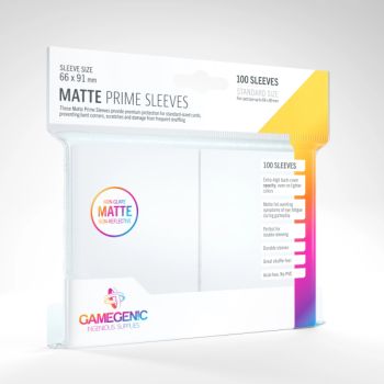 photo Gamegenic - Matte Prime Standard Sleeves - White - 66x91 (100)