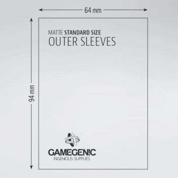 Gamegenic - Protèges Cartes - Standard - Outer Sleeves Matte (50)