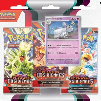 Pokémon - Tri-Pack - Ecarlate et Violet - Flammes Obsidiennes - [SV03 - EV03] - Tomberro / Evoli - FR