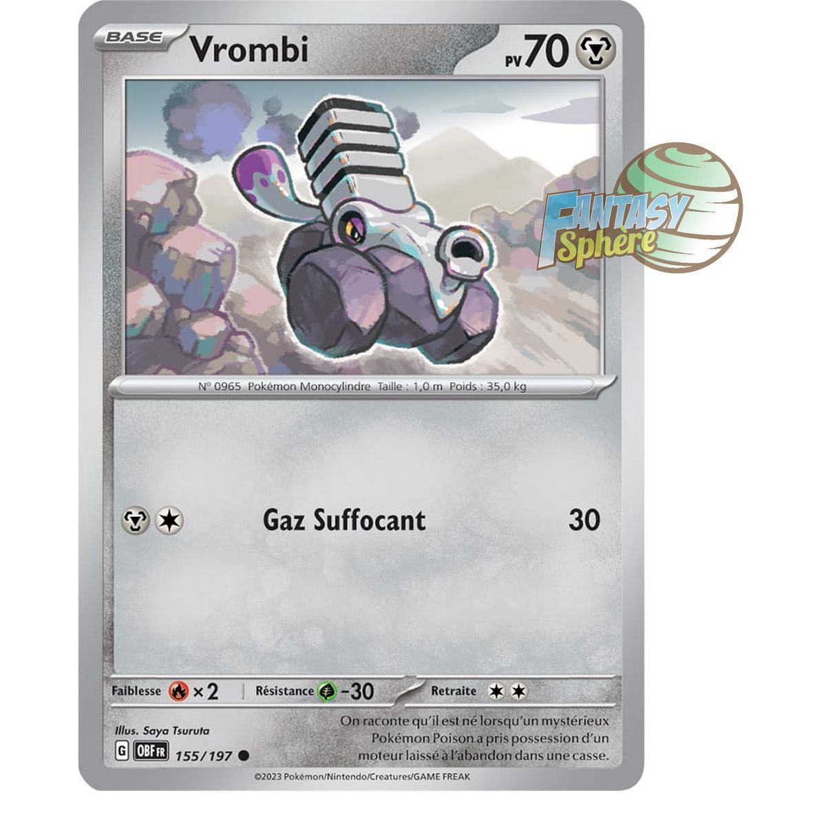 Vrombi - Reverse 155/197 - Ecarlate et Violet Flammes Obsidiennes